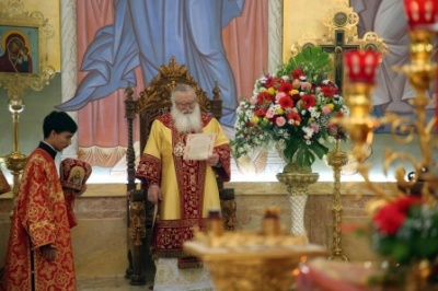 Богослужение в Ташкентском кафедральном соборе Успения Пресвятой Богородицы